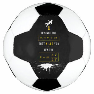 SlipperyJoe's high-contrast physics gag bold arrow Soccer Ball