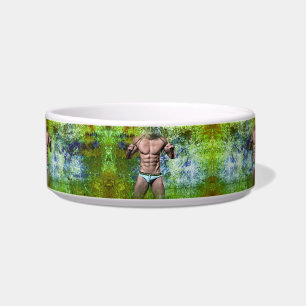 SlipperyJoe's highly muscular adult man shirtless  Bowl