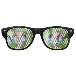 SlipperyJoe's highly muscular adult man shirtless  Retro Sunglasses