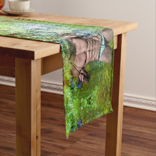 SlipperyJoe's highly muscular adult man shirtless  Short Table Runner