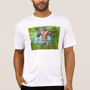 SlipperyJoe's highly muscular adult man shirtless T-Shirt