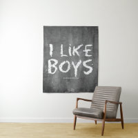 SlipperyJoe's I Like Boys dirty chalkboard dark te