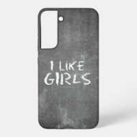 SlipperyJoe's I Like Girls dirty chalkboard dark t