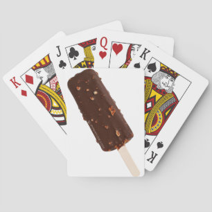 SlipperyJoe's Ice Cream Bar delicious chocolate co Playing Cards