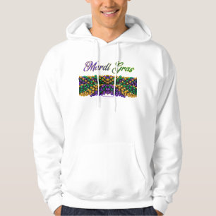SlipperyJoe's iconic Mardi Gras–themed image elega Hoodie