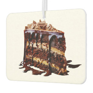 SlipperyJoe's indulgent multi-layer chocolate cake Car Air Freshener