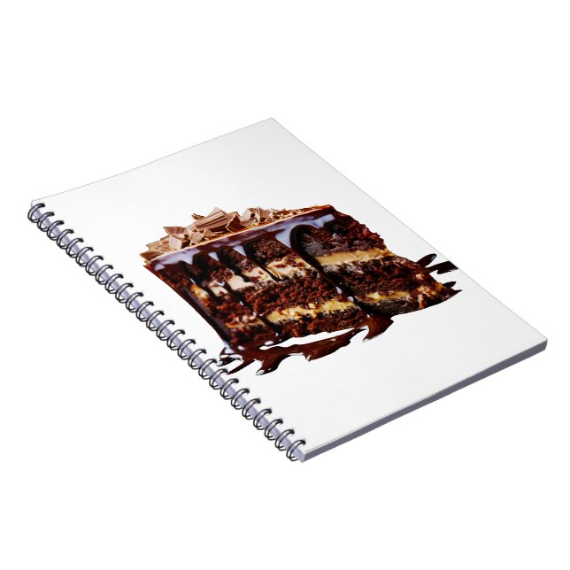 SlipperyJoe's indulgent multi-layer chocolate cake Notebook (Right Side)