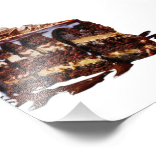 SlipperyJoe's indulgent multi-layer chocolate cake Photo Print