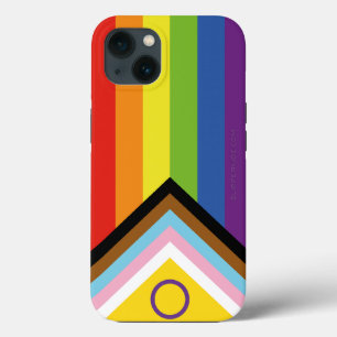 SlipperyJoe's Intersex pride flag yellow backgroun iPhone 13 Case