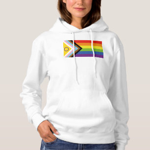SlipperyJoe's Intersex pride flag yellow backgroun Hoodie