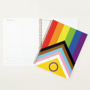 SlipperyJoe's Intersex pride flag yellow backgroun Planner