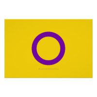 SlipperyJoe's Intersex pride flag yellow backgroun