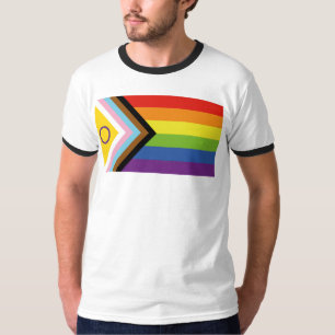 SlipperyJoe's Intersex pride flag yellow backgroun T-Shirt