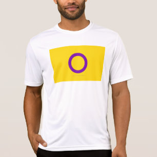 SlipperyJoe's Intersex pride flag yellow backgroun T-Shirt