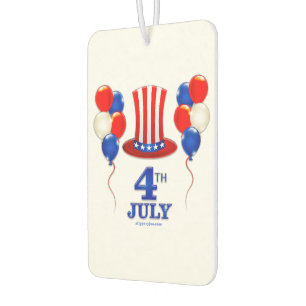 SlipperyJoe's july 4th Independence day classic Un Car Air Freshener