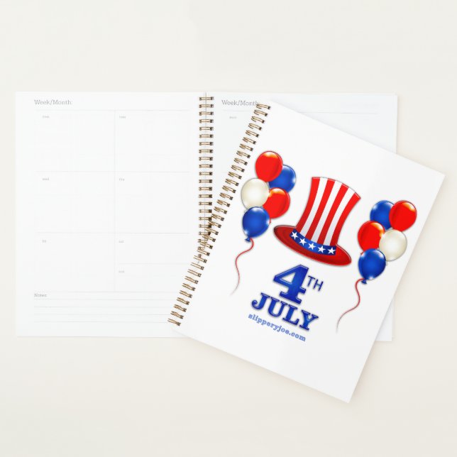 SlipperyJoe's july 4th Independence day classic Un Planner (Display)