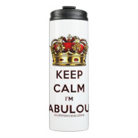 SlipperyJoe's keep calm fabulous golden crown red