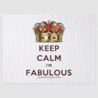 SlipperyJoe's keep calm fabulous golden crown red