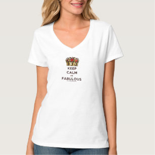 SlipperyJoe's keep calm fabulous spectacular crown T-Shirt