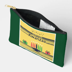 SlipperyJoe's Kwanzaa warm celebratory tone tradit Accessory Pouch