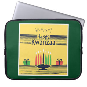 SlipperyJoe's Kwanzaa warm celebratory tone tradit Laptop Sleeve
