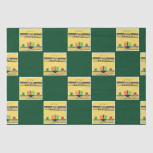SlipperyJoe's Kwanzaa warm celebratory tone tradit Tissue Paper