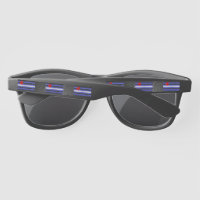 SlipperyJoe's leather pride flag black royal blue 
