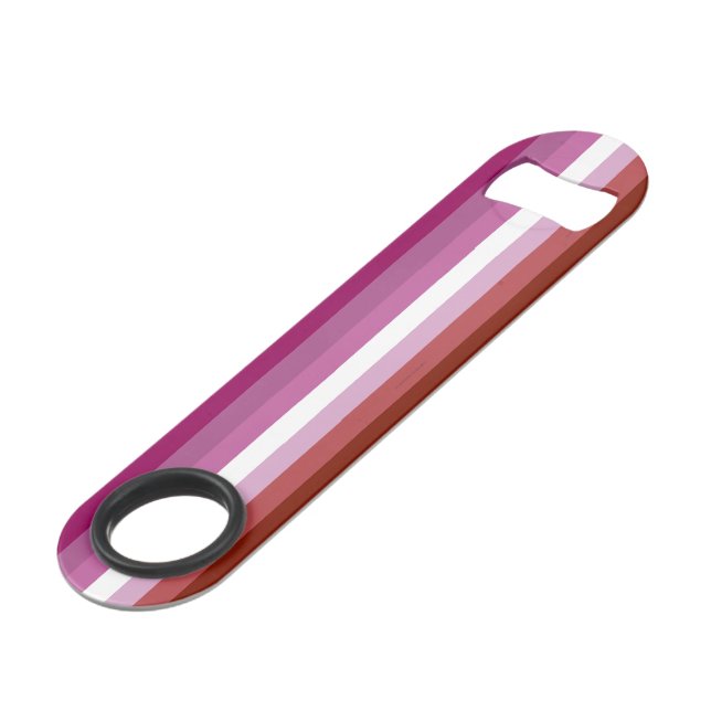 SlipperyJoe's lesbian pride flag feminine communit (Front Angled)