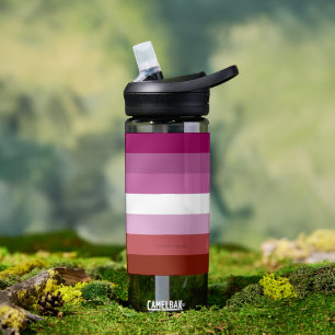 SlipperyJoe's lesbian pride flag feminine communit Water Bottle