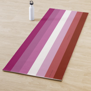 SlipperyJoe's lesbian pride flag feminine communit Yoga Mat