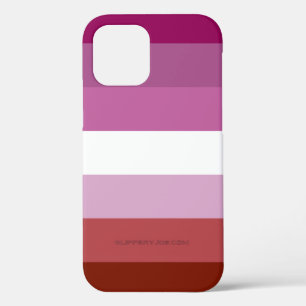 SlipperyJoe's Lesbian Pride flag feminine Lipstick iPhone 12 Pro Case