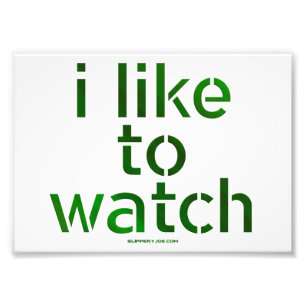 SlipperyJoe's Like to Watch Voyeurism peeping Tom Photo Print