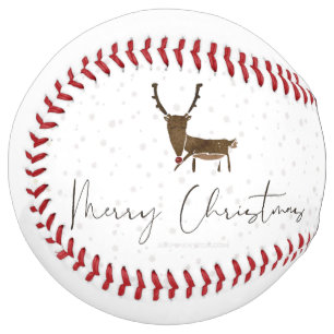 SlipperyJoe's line art silhouette reindeer minimal Softball