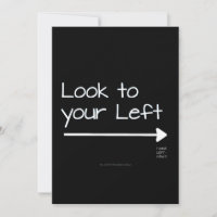 SlipperyJoe's look left funny stark white arrow pl