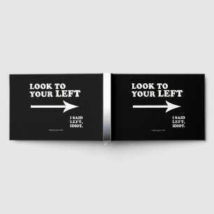 SlipperyJoe's look to your left thick geometric ce Guest Book