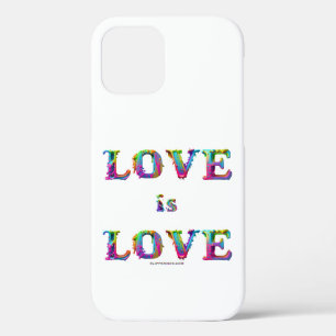 SlipperyJoe's love is love spray paint gay pride c iPhone 12 Pro Case