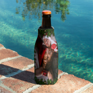 SlipperyJoe's male chest six pack stomach bare tor Bottle Cooler