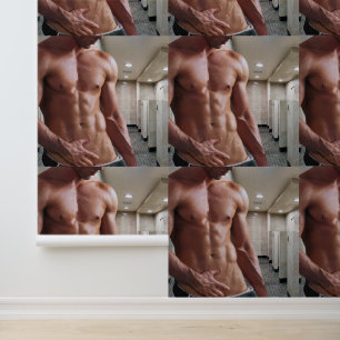 SlipperyJoe's Man sixpack shirtless sexy muscular  Wallpaper