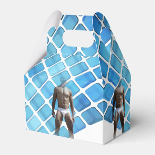 SlipperyJoe's Man underwear 6-pack chest abs male Favour Box