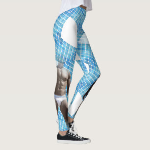 SlipperyJoe's Man underwear 6-pack chest abs male Leggings