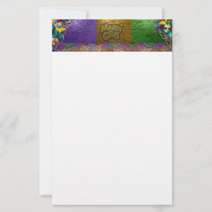 SlipperyJoe's Mardi Gras Bead Necklaces doubloons Stationery