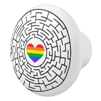 SlipperyJoe's maze encircles rainbow heart arrow m