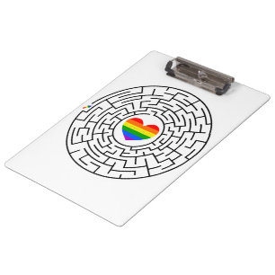 SlipperyJoe's maze encircles rainbow heart arrow m Clipboard