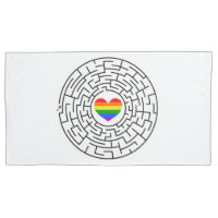 SlipperyJoe's maze encircles rainbow heart arrow m
