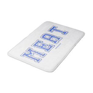 SlipperyJoe's meat rawness toughness uneven highli Bath Mat