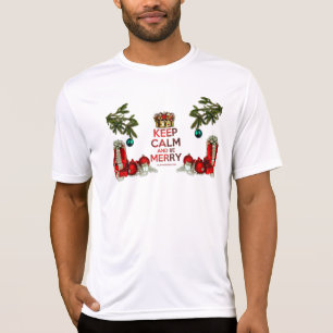 SlipperyJoe's Merry Christmas artistic tree orname T-Shirt