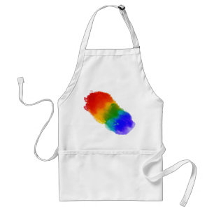 SlipperyJoe's modern pride splatter energy and col Standard Apron