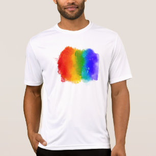 SlipperyJoe's modern pride splatter energy and col T-Shirt