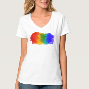 SlipperyJoe's modern pride splatter energy and col T-Shirt