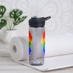SlipperyJoe's modern pride splatter energy and col Water Bottle